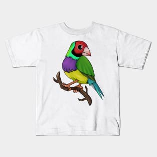 Gouldian Finch Kids T-Shirt